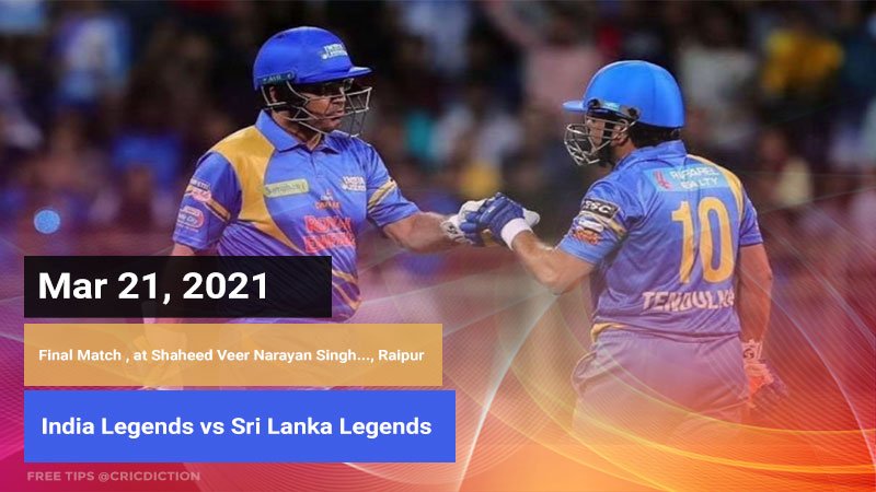 India Legends vs Sri Lanka Legends