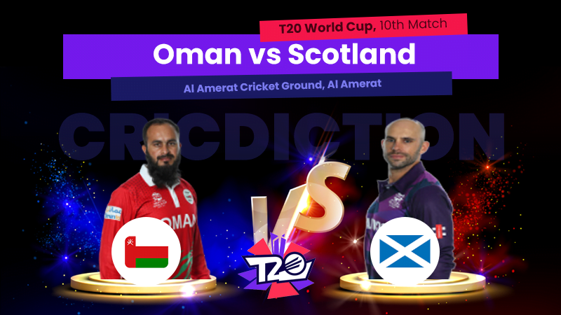 OMAN vs SCO, 10th Match