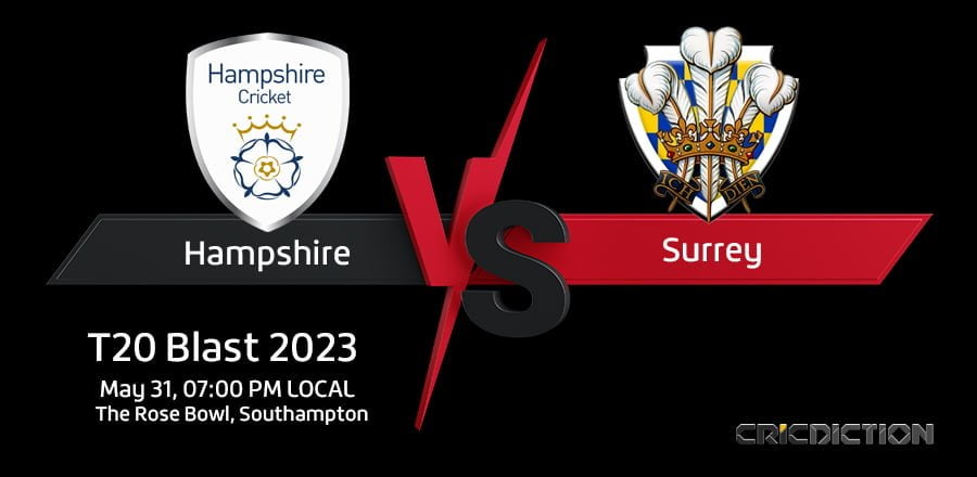 Hampshire vs Surrey, South Group