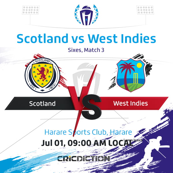 Scotland vs West Indies, Super Sixes, Match 3 - Live Cricket Score, Commentary