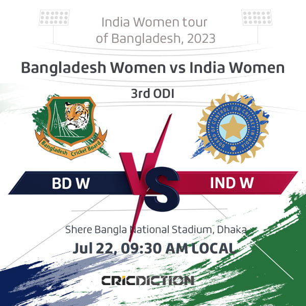 Bangladesh Women vs India Women, 3rd ODI (ICC Championship Match)