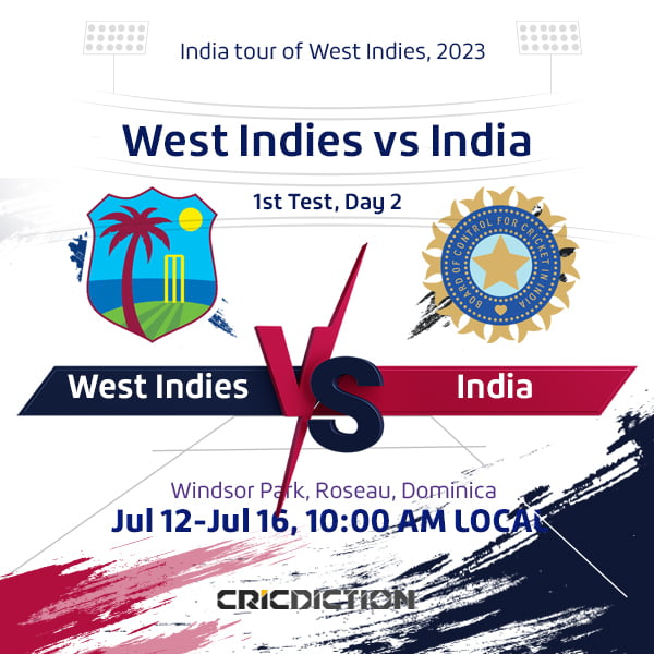 West Indies vs India, 1st Test