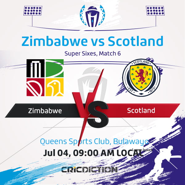 Zimbabwe vs Scotland, Super Sixes, Match 6 - Live Cricket Score, Commentary