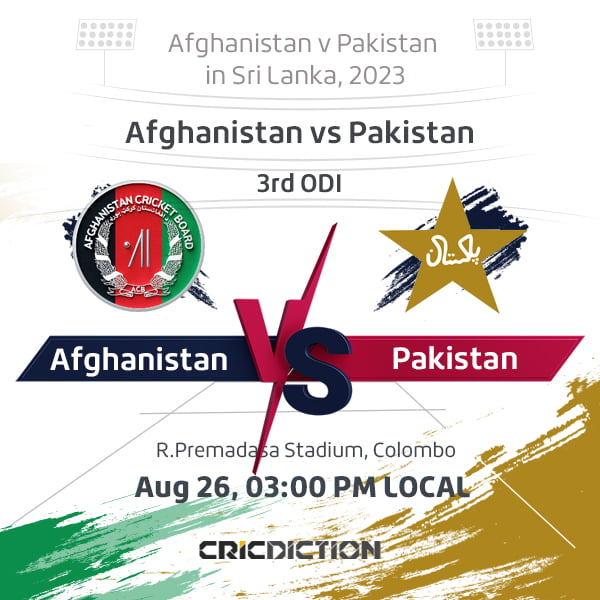 Afghanistan vs Pakistan, 3rd ODI