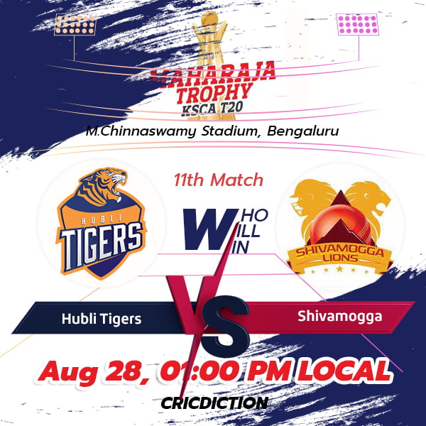 Hubli Tigers vs Shivamogga Lions, 1st Semi-Final