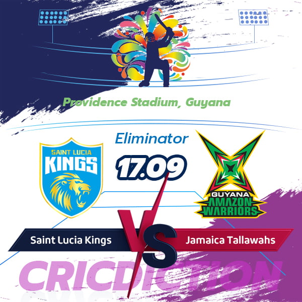 Saint Lucia Kings vs Jamaica Tallawahs, Eliminator