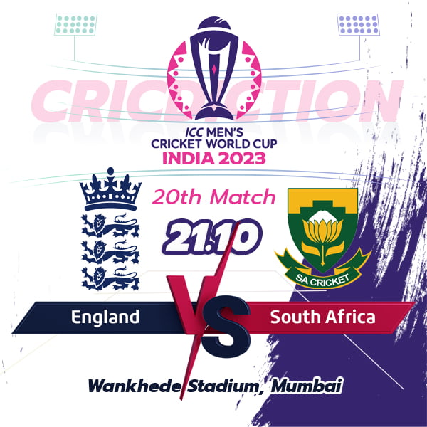 England vs South Africa, 20th Match