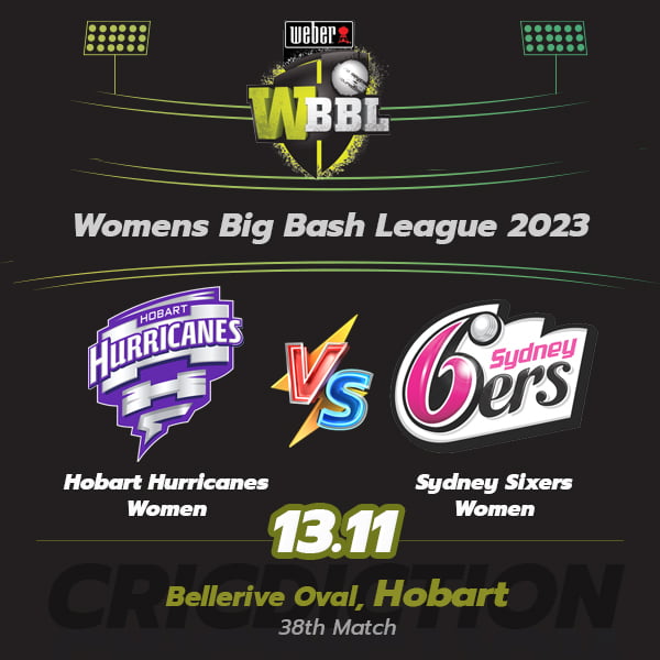 Hobart Hurricanes Women vs Sydney Sixers Women, 38th Match
