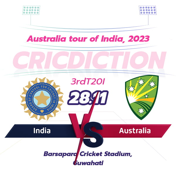 India vs Australia, 3rd T20I