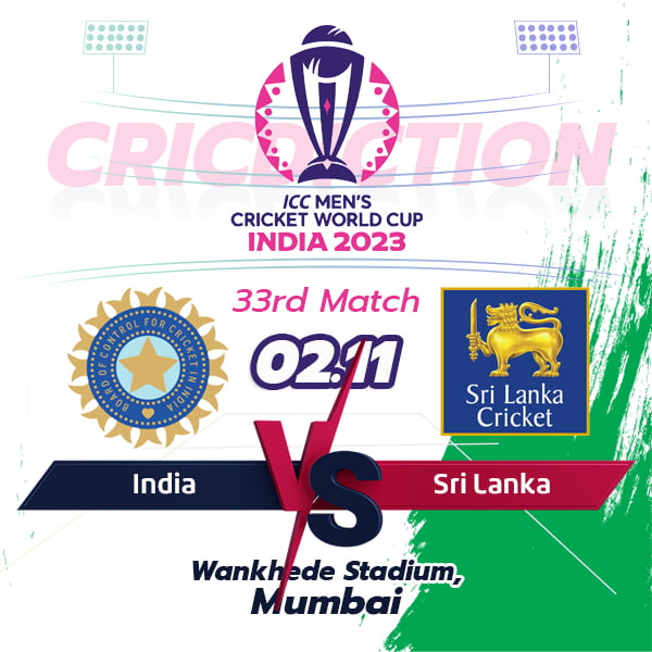 India vs Sri Lanka, 33rd Match
