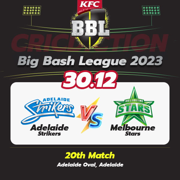 Adelaide Strikers vs Melbourne Stars, 20th Match