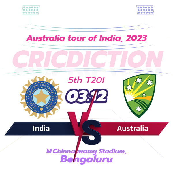 India vs Australia, 5th T20I