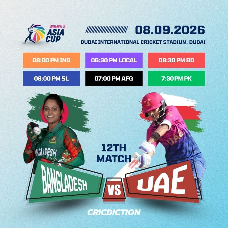 LIVE: Who will win today’s match? ACC Men's Premier Cup: 19th Match, Hong Kong vs Nepal, 20th Match, Oman vs United Arab Emirates & Women's Asia Cup 2026: 12th Match, Bangladesh Women vs United Arab Emirates Women. Cricket Match Prediction